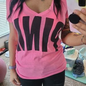 PINK v-tee